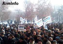 Гюмрийские торговцы также протестуют против нового налога на оборот, АНК заявляет о своей полной поддержке им