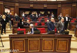 Armenian parliament completes discussions on setting up of an ad hoc committee to investigate the March 1 2008 events