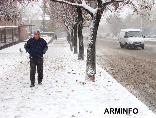 Դեկտեմբերի 1-ին լեռնային շրջաններում, 3-4-ին ամենուրեք կդիտվեն տեղումներ ձյան տեսքով   