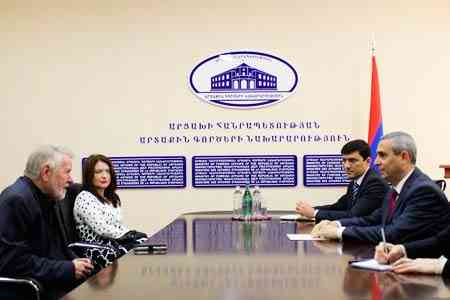 Արցախի ԱԳՆ ղեկավարն ընդունել է Եվրախորհրդարանի պատգամավոր Յարոմիր Շտետինային