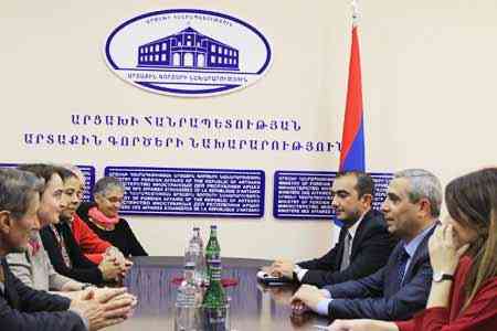 Արցախի ԱԳՆ ղեկավարն ընդունել է Ֆրանկոֆոն մամուլի միջազգային միության վարչության մի խումբ անդամների
