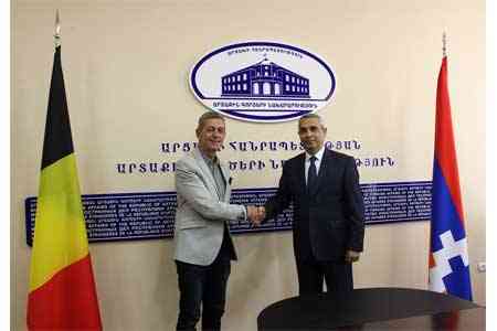 Արցախի նախագահն ընդունել է Բելգիայի խորհրդարանի պատվիրակությանը