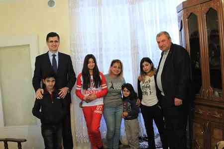 One more family lived the joy of housewarming leaving the half-ruined home in memories