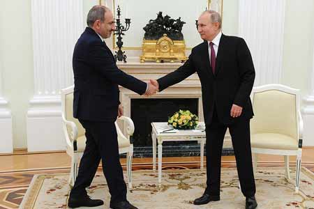 Состоялся телефонный разговор Владимира Путина с Николом Пашиняном