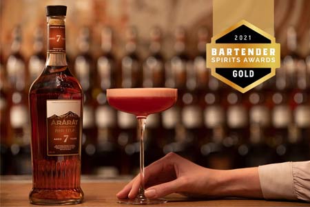 Армянский коньяк АРАРАТ «Ани» завоевал золотую медаль на Bartender Spirits Awards