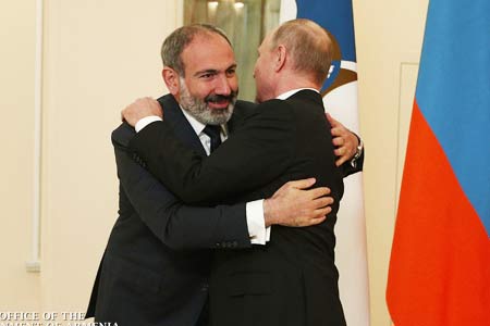 Պուտինը Փաշինյանին շնորհավորել է ծննդյան օրվա առթիվ