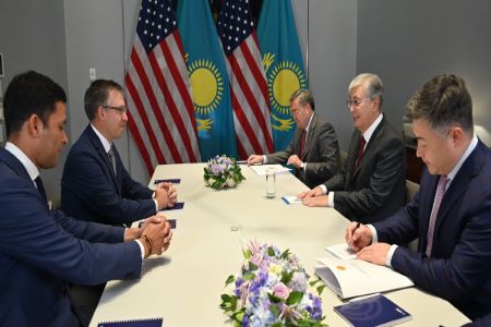 Касым-Жомарт Токаев провел серию встреч с руководителями крупных американских компаний