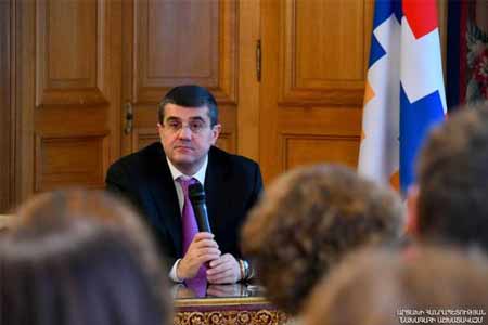 Президент Арцаха: Продолжаем последовательную работу по повышению уровня информированности международного сообщества о ситуации вокруг НКР