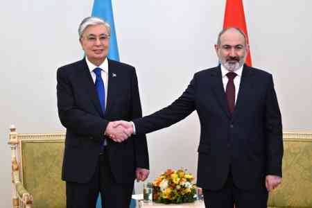 Փաշինյանը շնորհավորական ուղերձ է հղել Տոկաևին՝ Հանրապետության օրվա առթիվ