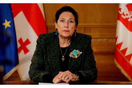 Salome Zurabishvili: I would like to apologize to our neighboring people for the indecent behavior of some of our citizens