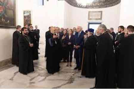 Catholicos of All Armenians meets with German president 