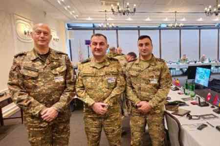 Начальник Генштаба Армении отправился на конференцию командования сухопутных войск Европы
