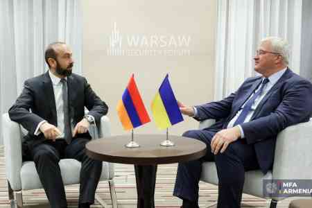 Главы МИД Армении и Украины договорились про дальнейшее развитие двусторонних отношений