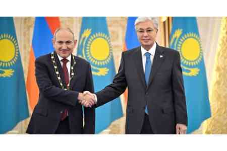 Kassym-Jomart Tokayev considers Nikol Pashinyan a " true national leader of Armenia"