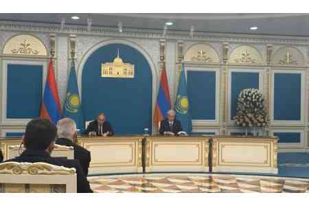 Over dozen documents signed between Armenia, Kazakhstan during Pashinyan`s visit to Astana