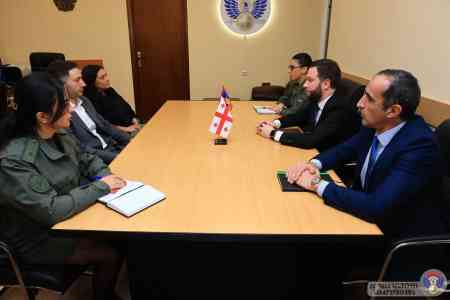 Delegation from Georgian MoD is in Yerevan