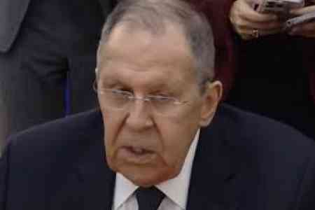Лавров напомнил Симоняну: Коллективный Запад объявил России войну на нанесение ей стратегического поражения