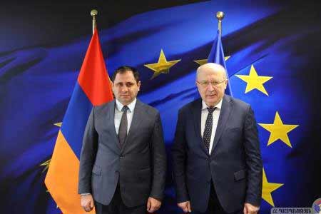 RA MoD, EU Commissioner discuss development of defense cooperation