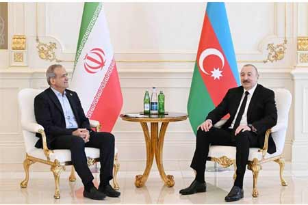 Iranian, Azerbaijani Presidents discuss situation in Middle East