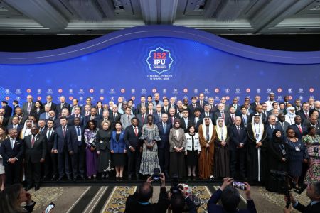 Спикер Национального Собрания РА принимает участие в работе пленарного заседания Ассамблеи Межпарламентского союза в Стамбуле