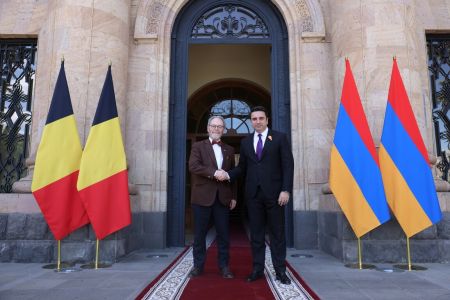 Спикер НС РА принял делегацию во главе с председателем Палаты представителей Бельгии