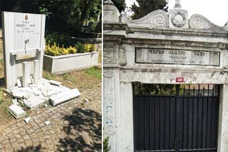Armenian Surb Garabet Church cemetery vandalized in Istanbul