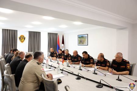Georgian military police delegation visits Armenia