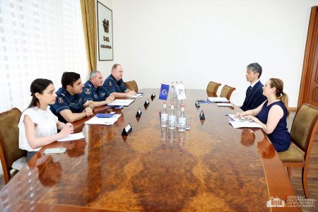 RA Deputy Interior Minister discusses bilateral issues with representative of JICA office