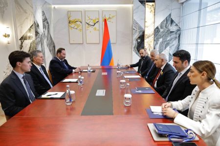 Փաշինյանը ԱՄՆ պատվիրակության հետ քննարկել է TRIP նախագիծը