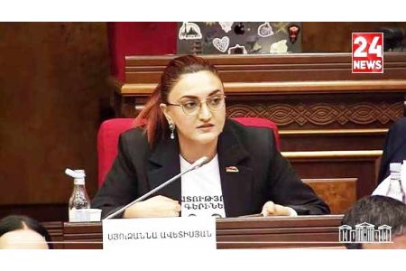 «Ուժեղ Հայաստան» ընդդիմադիր խմբակցության պատգամավորը խորհրդարանում անսովոր ակցիա է անցկացրել