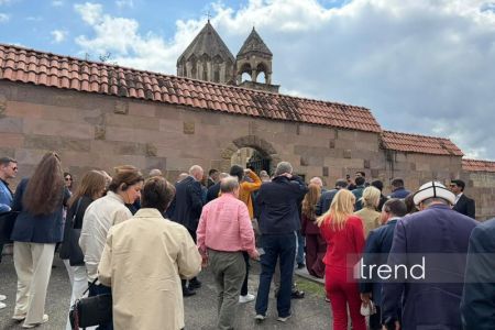 A number of public organizations and figures from Artsakh, Armenia and the Diaspora protested the visit of foreign diplomats to the occupied NKR.