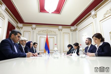 The Speaker of the National Assembly of Armenia and the Iranian Ambassador discussed the development of bilateral relations.